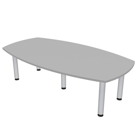 Skutchi Designs 45 in W, 84 in L, 29 in H, Engineered Wood Top, Grey HAR-ABOT-46X84-PT-01